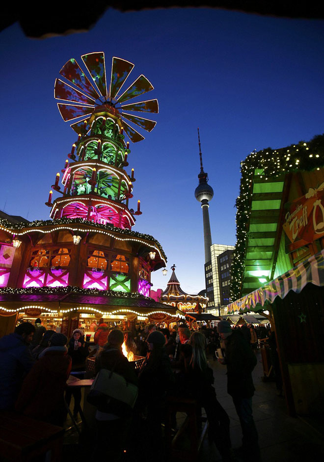 Berlin mở hội chợ Giáng sinh lộng lẫy